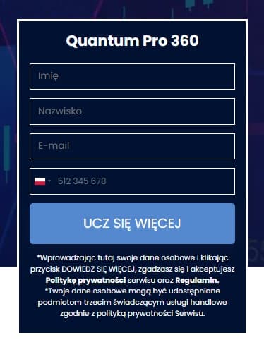 quatum pro 360 rejestracja konta