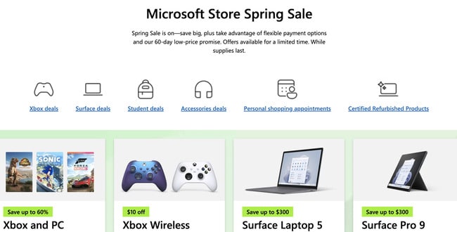 Microsoft store