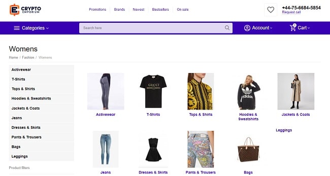 Moda na Crypto Emporium