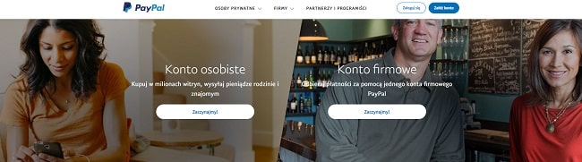 PayPal strona główna