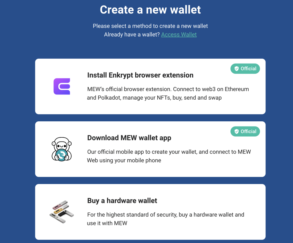 MyEtherWallet portfel