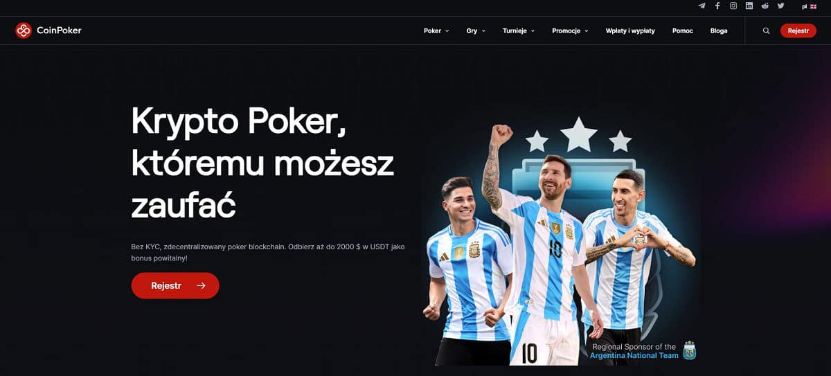 CoinPoker strona główna