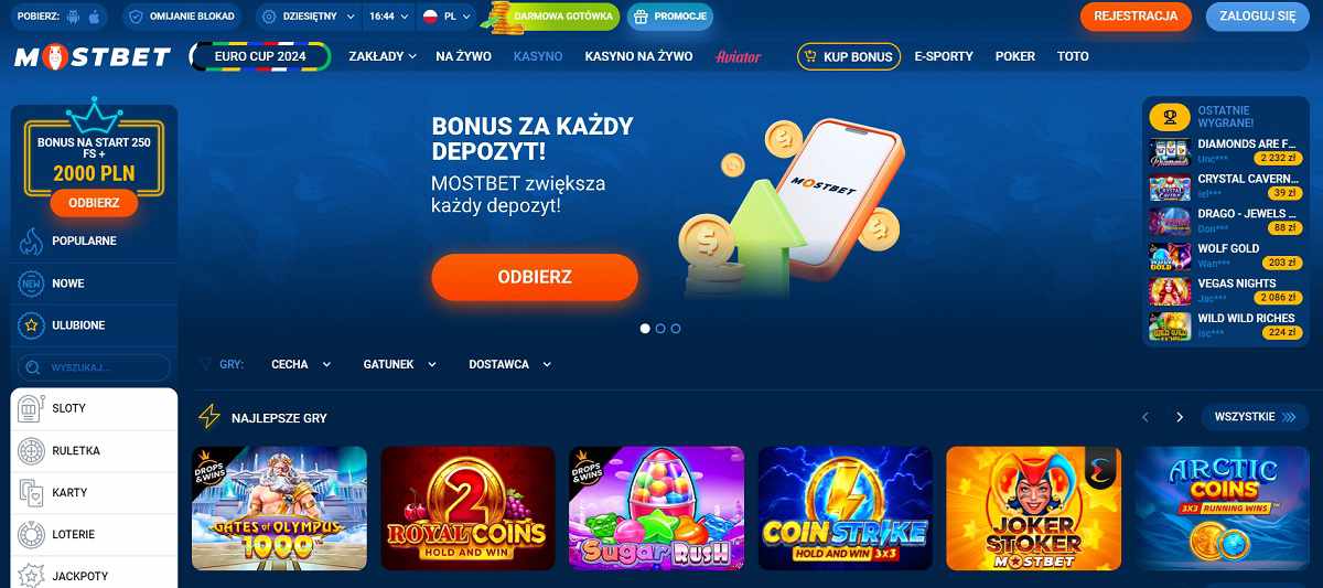 Mostbet strona główna