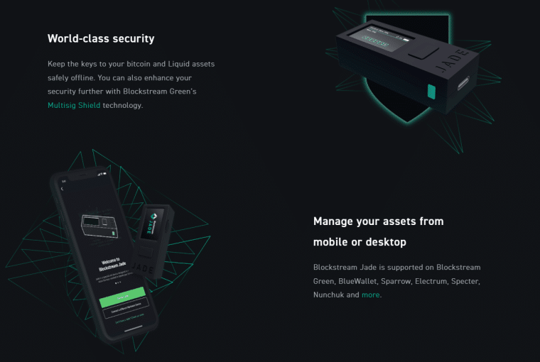 portfel kryptowalutowy blockstream jade