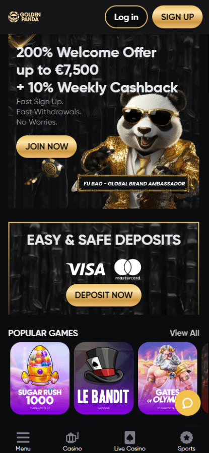 Kasyno golden panda