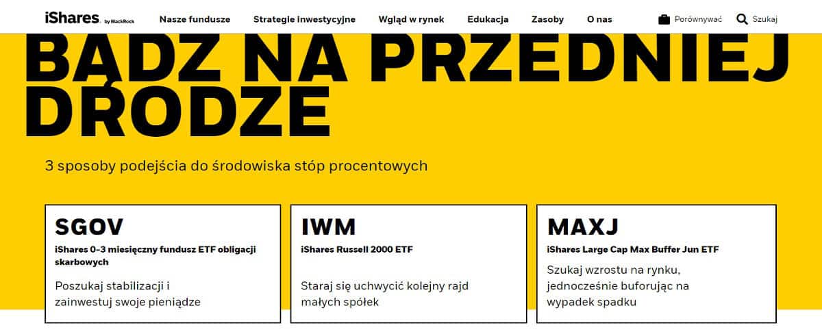 iShares strona główna