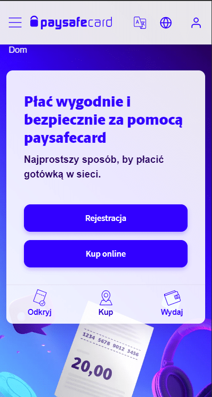 Paysafecard strona główna