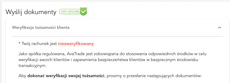 avatrade rejestracja krok 3