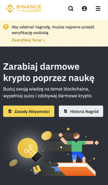 binance aplikacja learn to earn