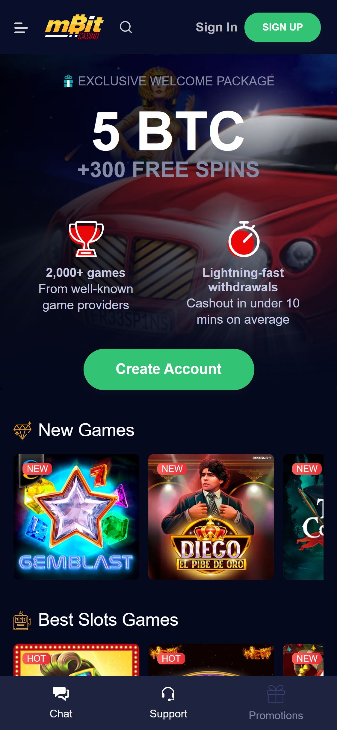 mbit casino app mobile