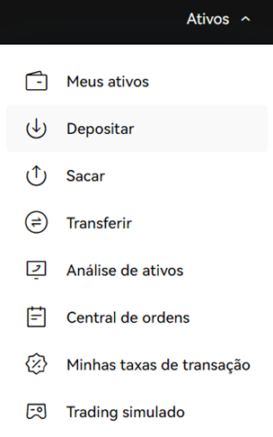 Como depositar na OKX