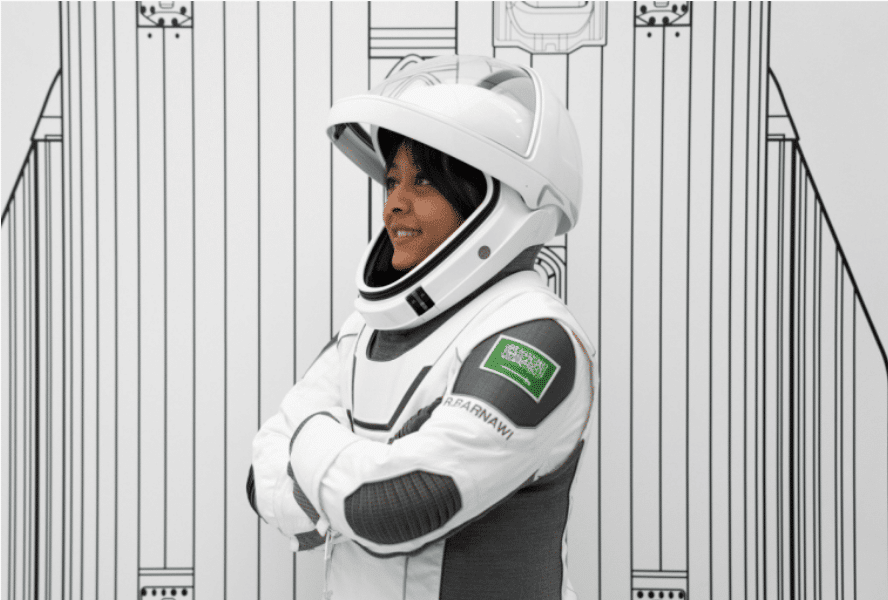 viagem ao espaço mulher saudita space x