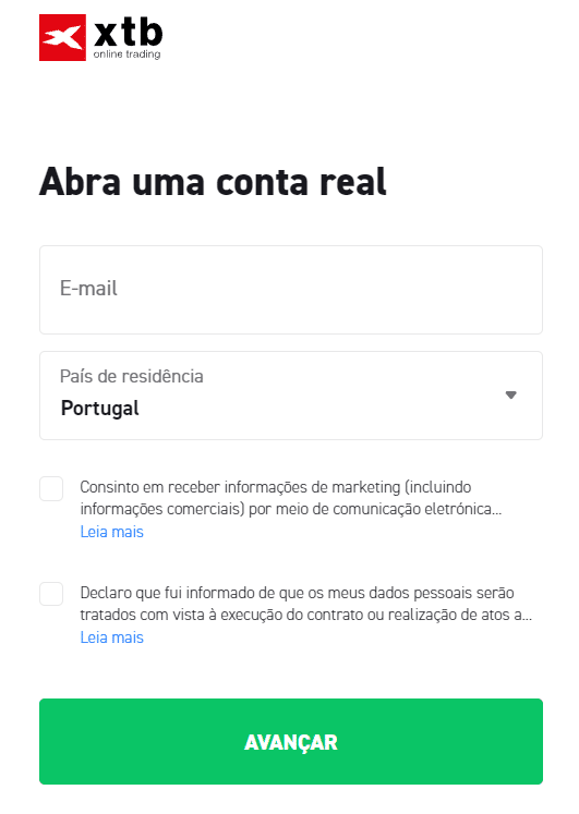 abrir conta em xtb