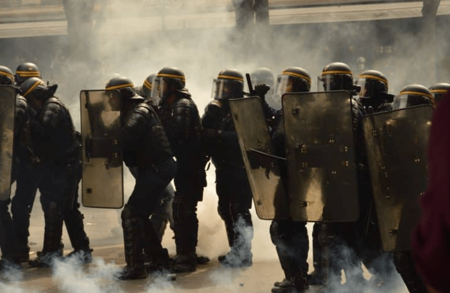 protestos na frança