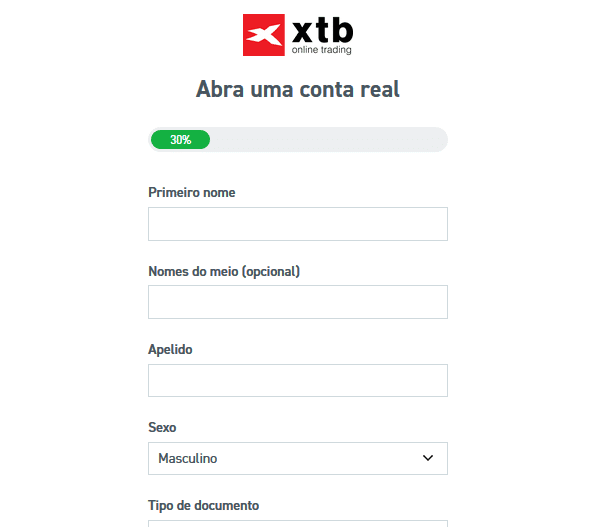 abrir uma conta em xtb