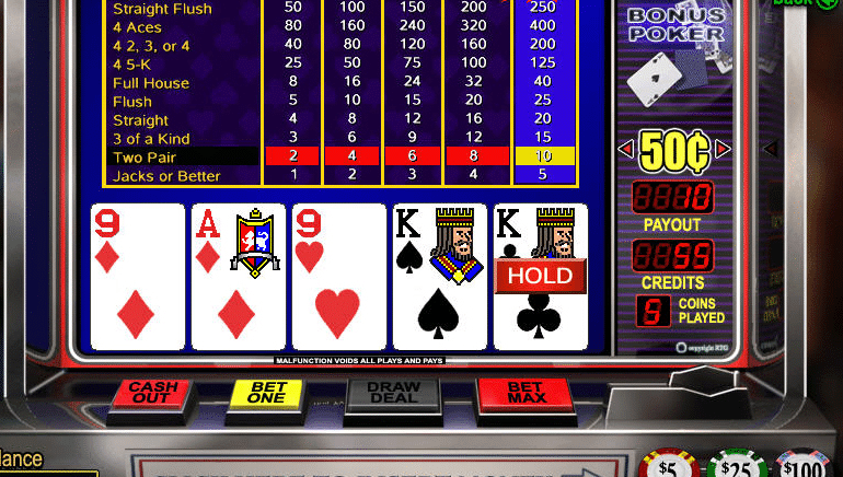 tipos de video poker