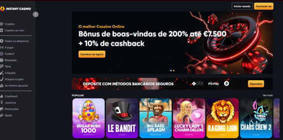 home page do instant casino