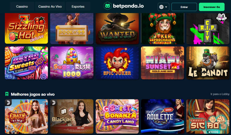 jogos disponíveis betpanda