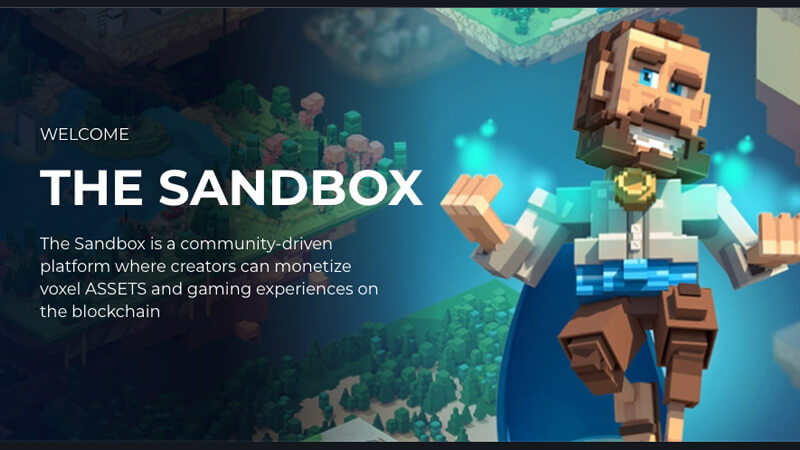 The Sandbox - Cea mai bună cryptomonedă pentru a experimenta realitatea virtuală (VR)