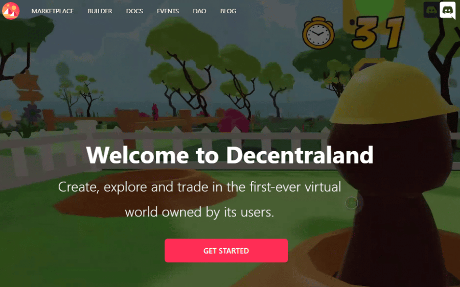 Crypto VR Decentraland