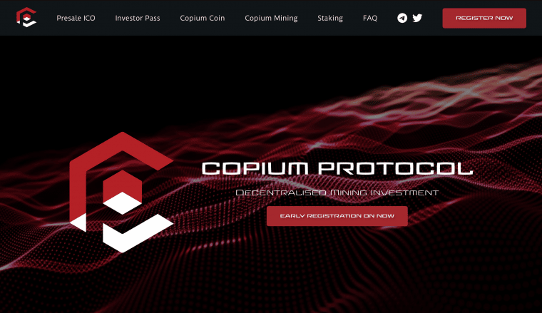 Copium - platformă de minare Bitcoin