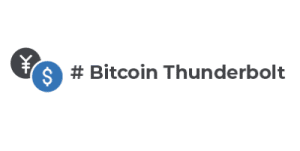 Bitcoin Thunderbolt Logo