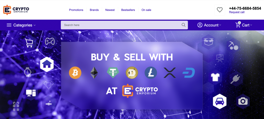 Pagina principala Crypto Emporium