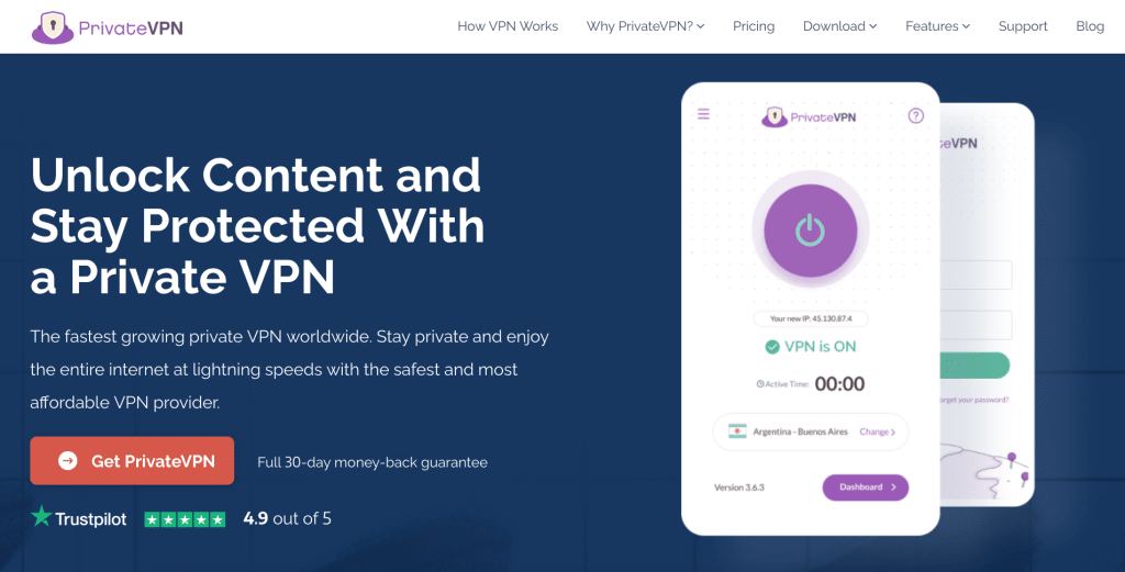 VPN Gratuit PrivateVPN