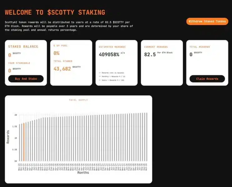 staking scotty the ai crypto