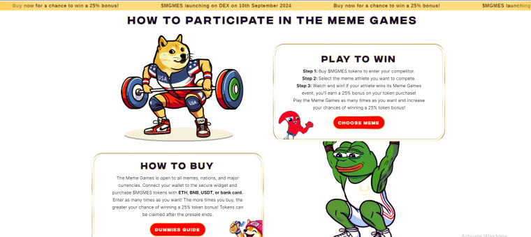 The Meme Games how to buy