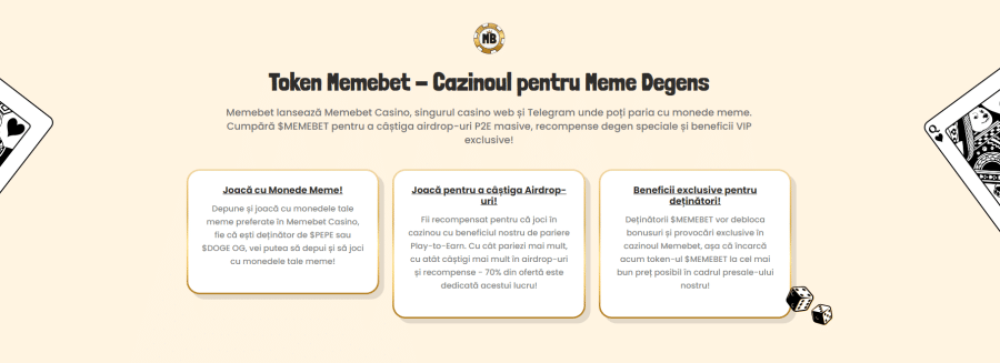 Memebet Casino Pagină Principală