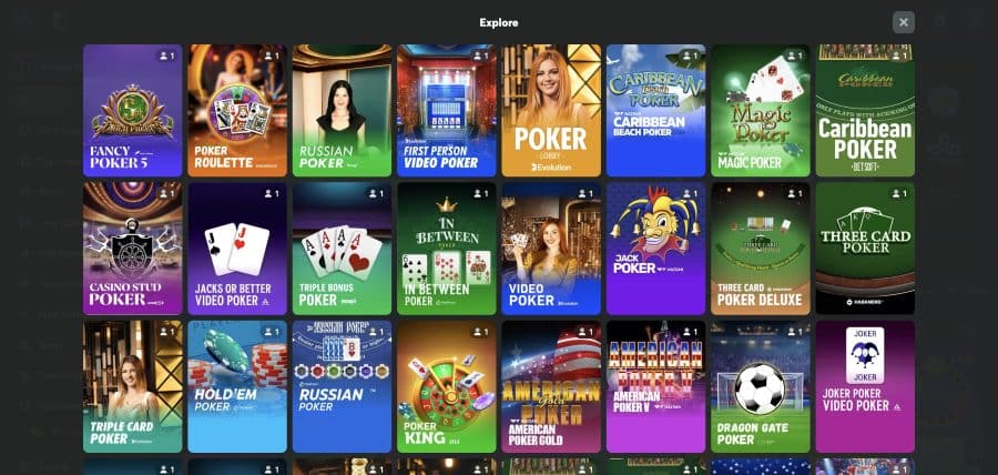 Video Poker la BCgame