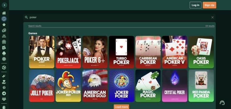 Video Poker la TG.Csino