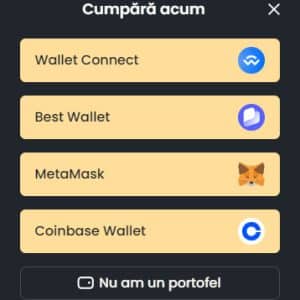 Creați-vă MetaMask pentru a cumpăra