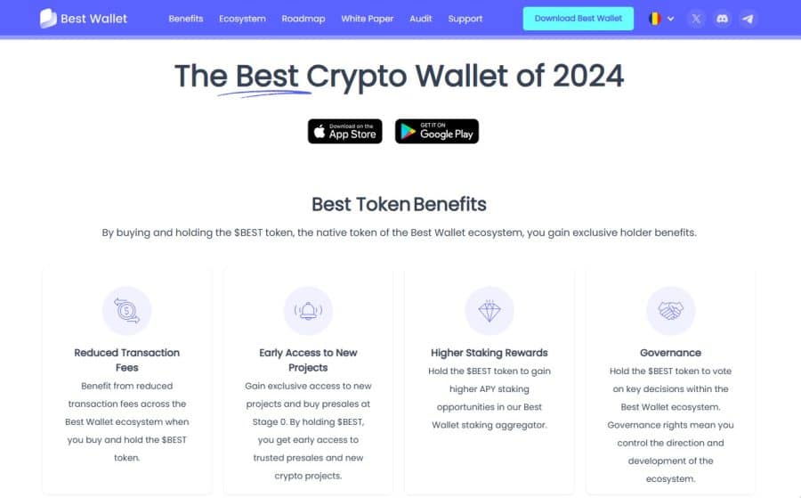 Tokenul BEST al Best Wallet - beneficii