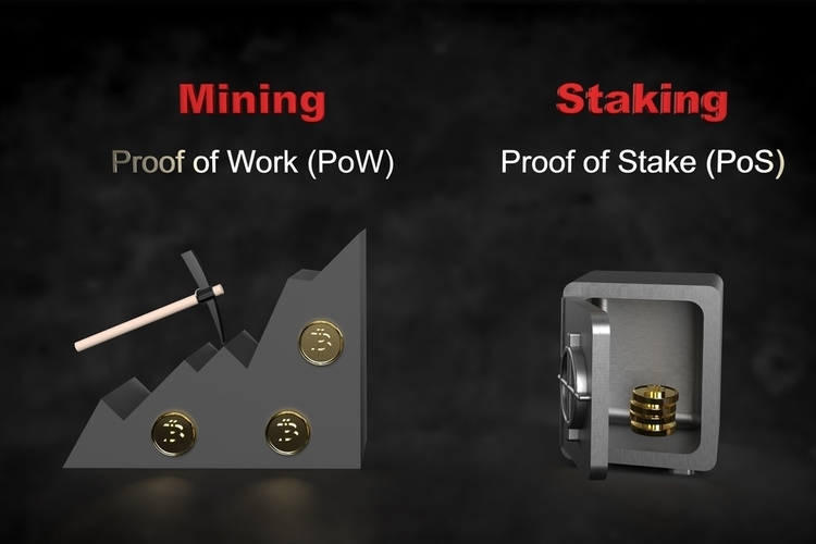 proof of work и proof of stake