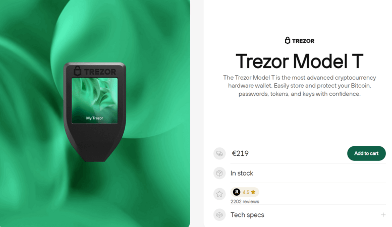 некастодиальный кошелек trezor