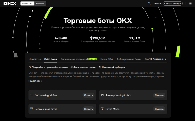 бот okx для торговли криптой