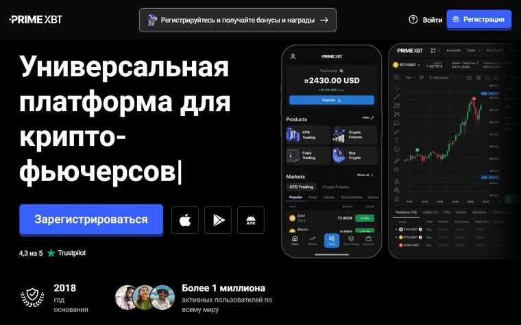 торговля фьючерсами на primexbt