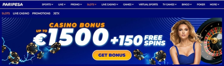 paripesa casino med paypal