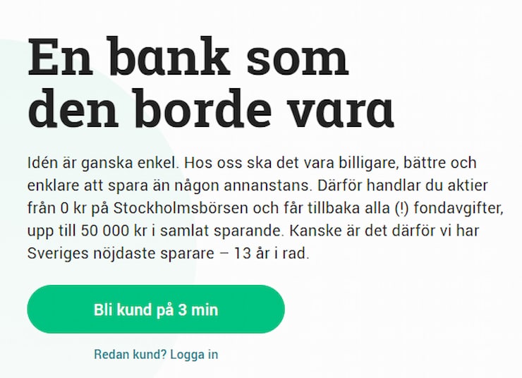 skapa konto för att köpa avanza bitcoin