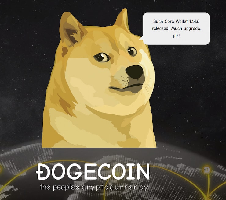 Dogecoin priset faller