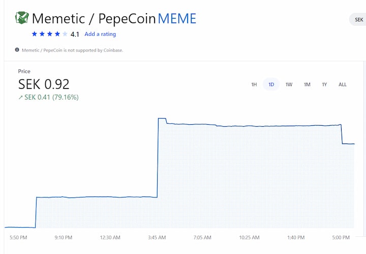 coinbase ber om ursäkt för Pepe