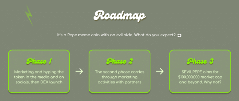 Evil Pepe Roadmap