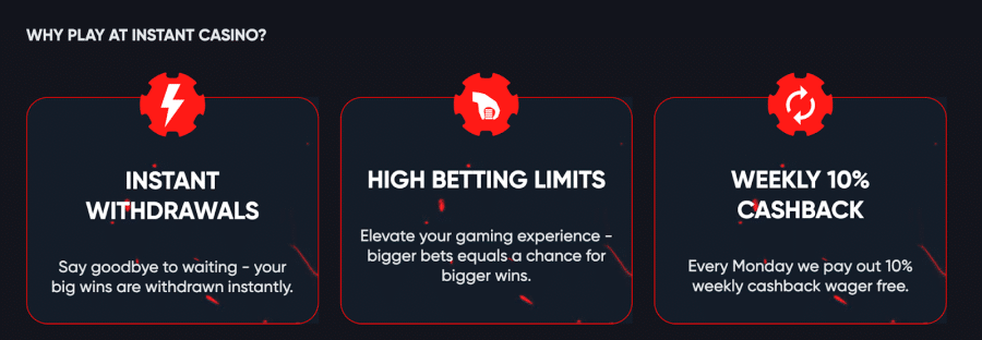 Därför gillar vi instant casino