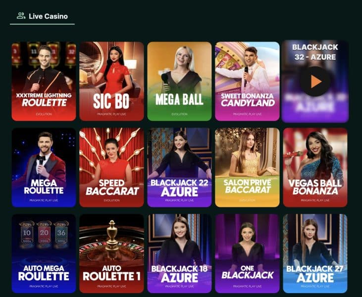 Live casino