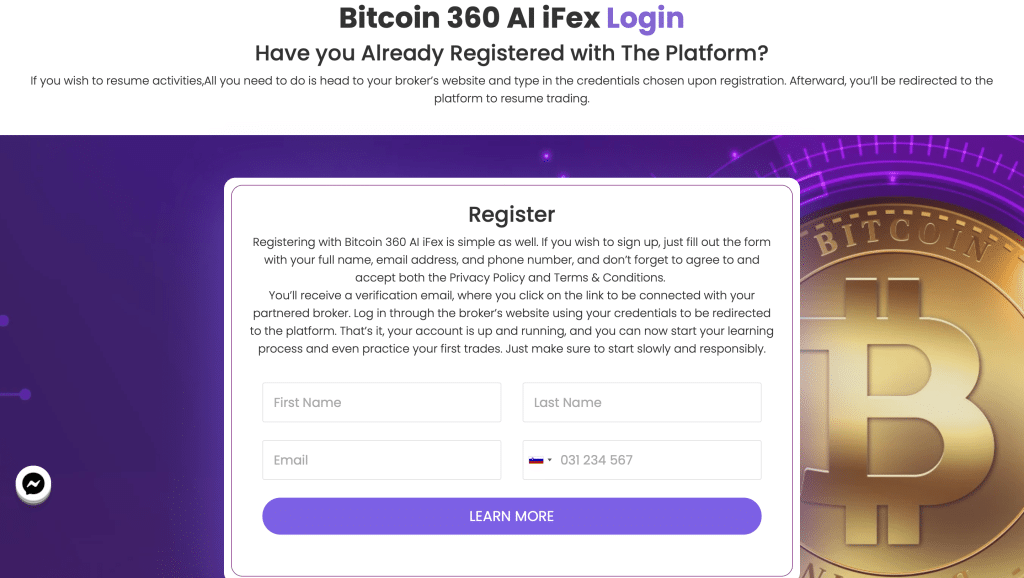 bitcoin ifex 360 ai registration