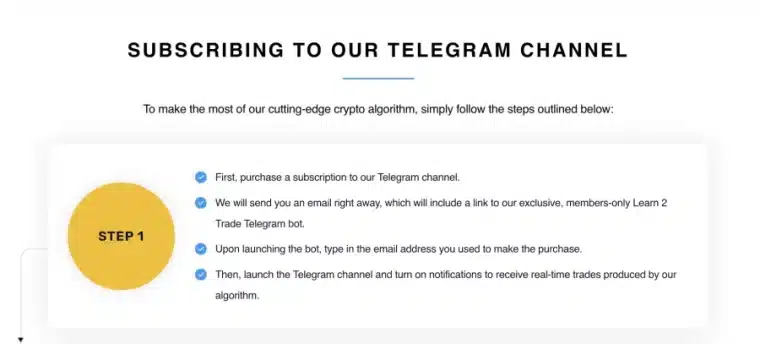 Learn2Trade: Najboljši skrivni kanal Telegram za plačane kripto signale, samo za ekskluzivne člane