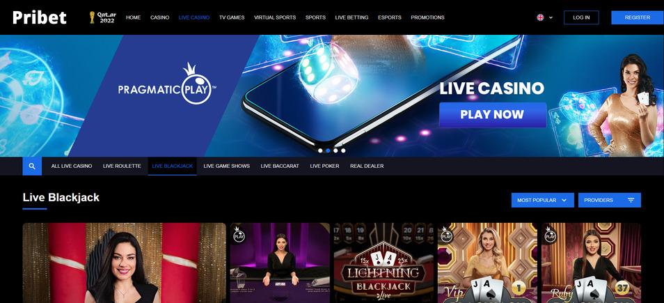 pribett casino live casino