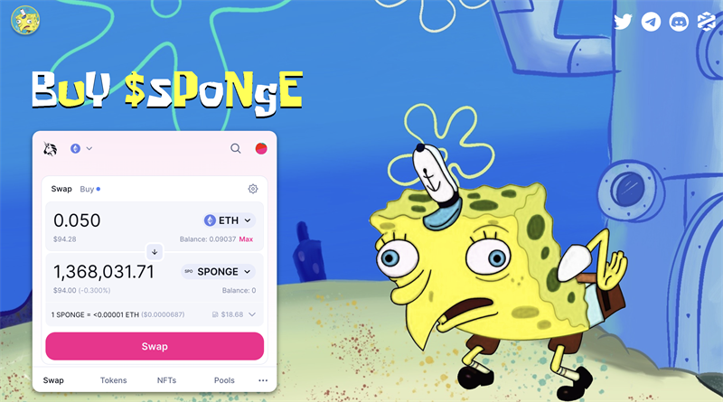 Predikcia ceny Spongebob